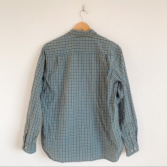 Gap Men's Small Preppy Business Casual Plaid Button Up Dress Shirt - Picture 2 of 6